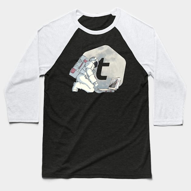 Telcoin crypto Telcoin Coin Cryptocurrency Telcoin Token Baseball T-Shirt by JayD World